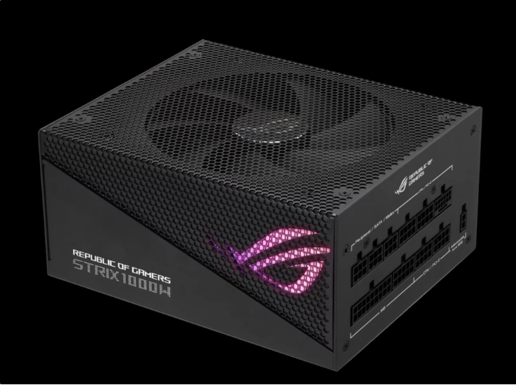 华硕公布新款 ROG STRIX Gold Aura 电源：ATX 3.0 标准，可选 1200W