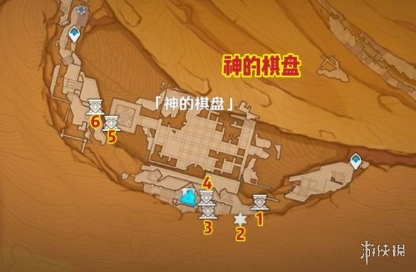 原神千壑沙地圣章石位置 千壑沙地圣章石全收集