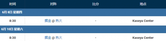 2023nba季后赛赛程6.7 nba比赛赛程6月7日