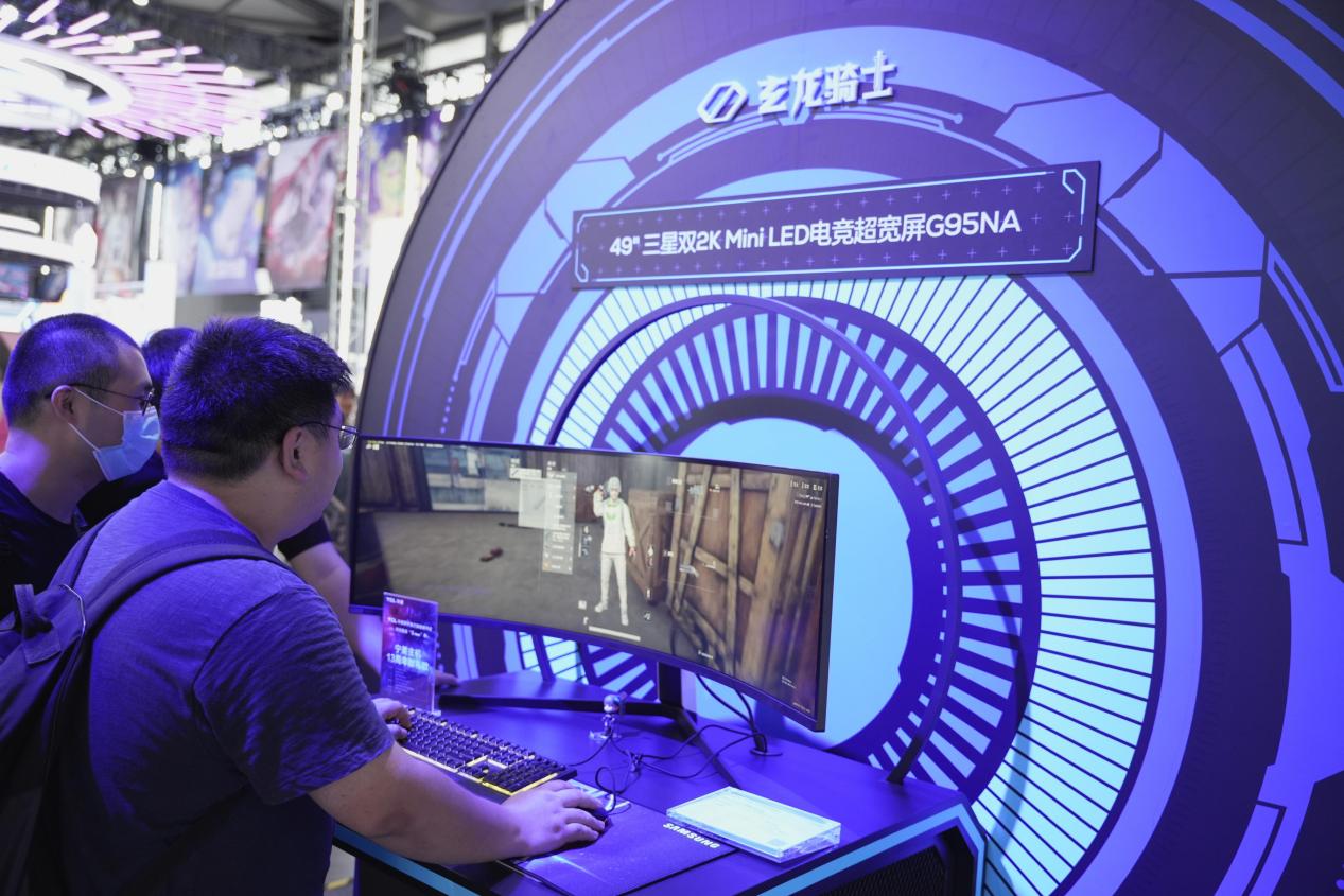 燃爆ChinaJoy 2023，TCL华星X三星显示器联合发布玄龙骑士高端Mini LED电竞显示器新品