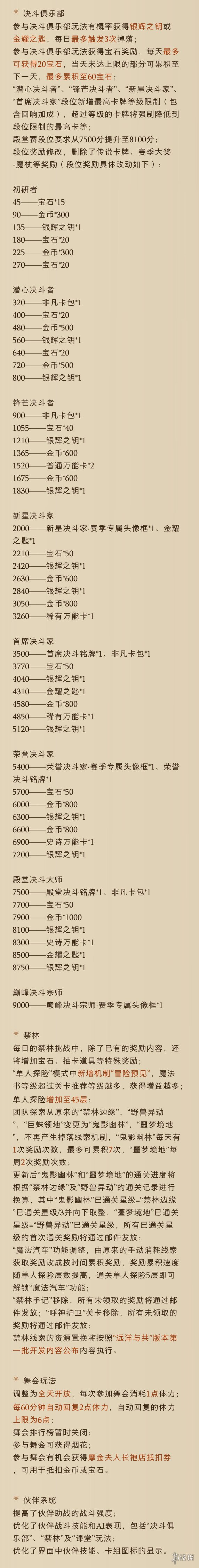 哈利波特魔法觉醒6月1日更新公告 远洋与共版本第二批开发内容公布