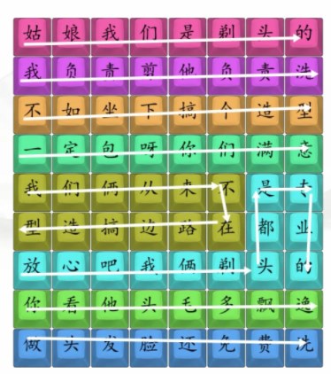 汉字找茬王印度剃头匠攻略 印度剃头匠连线答案[图]