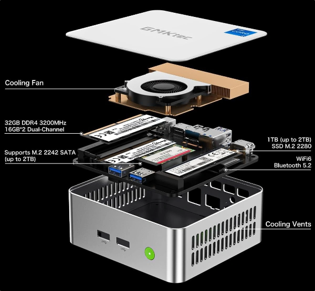 新款GMKtec NucBox M3迷你主机发布：强大性能与便携性完美融合