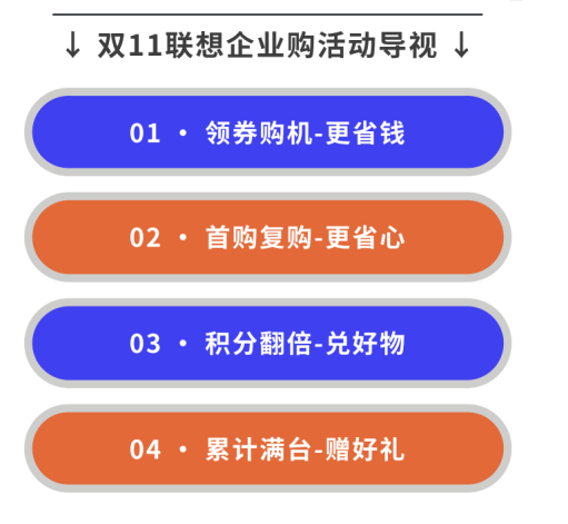 联想企业购高能来袭！锁定10.31-11.11