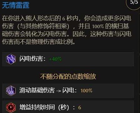 《最后纪元》奔雷熊德Build推荐